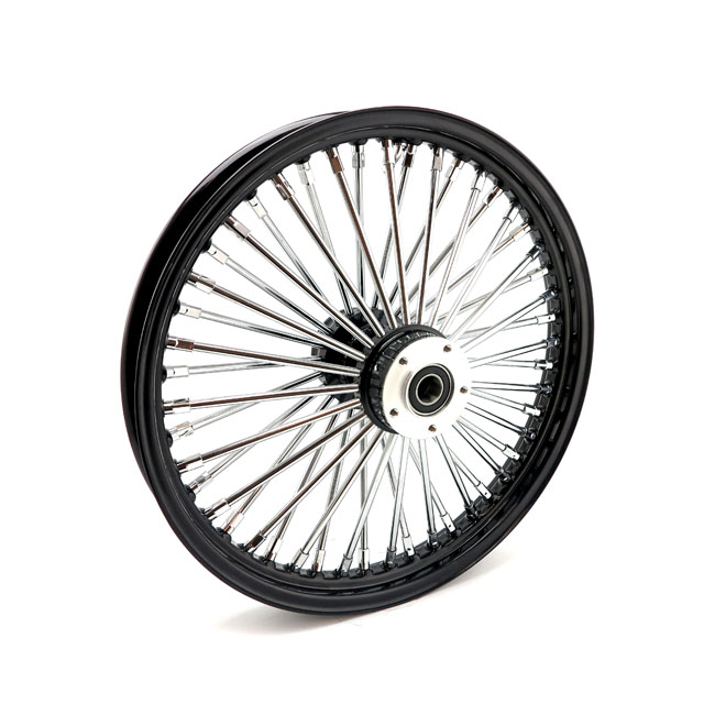 MCS Radial 48 fat spoke front wheel 2.15 x 19 DF black