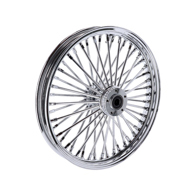 MCS Radial 48 fat spoke front wheel 2.15 x 19 SF chrome