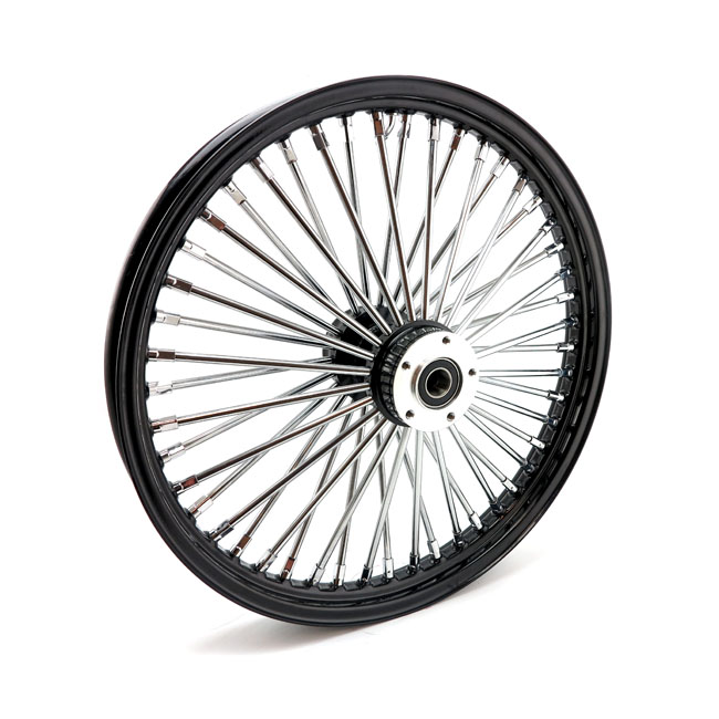 MCS Radial 48 fat spoke front wheel 2.15 x 21 DF black