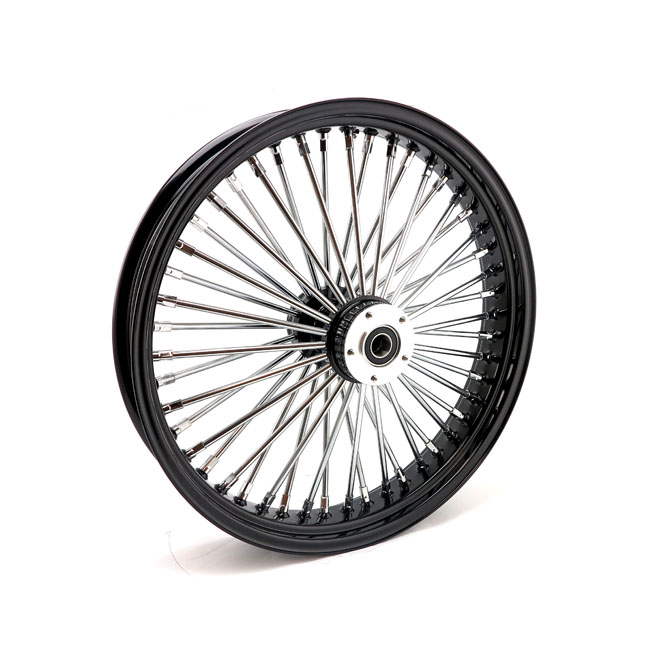 MCS Radial 48 fat spoke front wheel 3.50 x 21 DF black