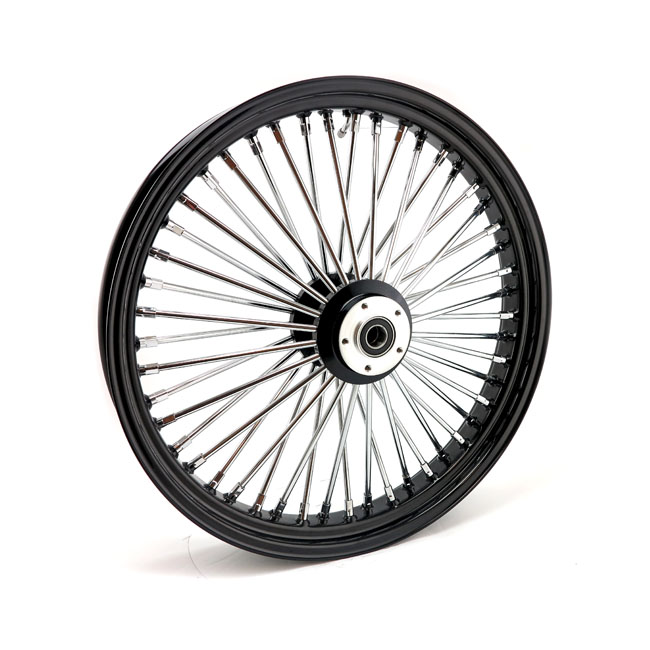 MCS Radial 48 fat spoke front wheel 3.50 x 23 SF black