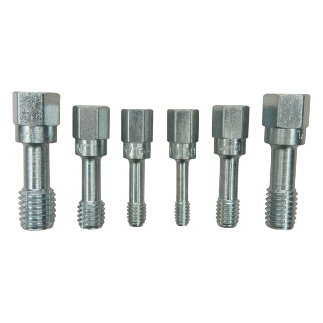 Lang Tools 6-pc UNC thread restorer tap set