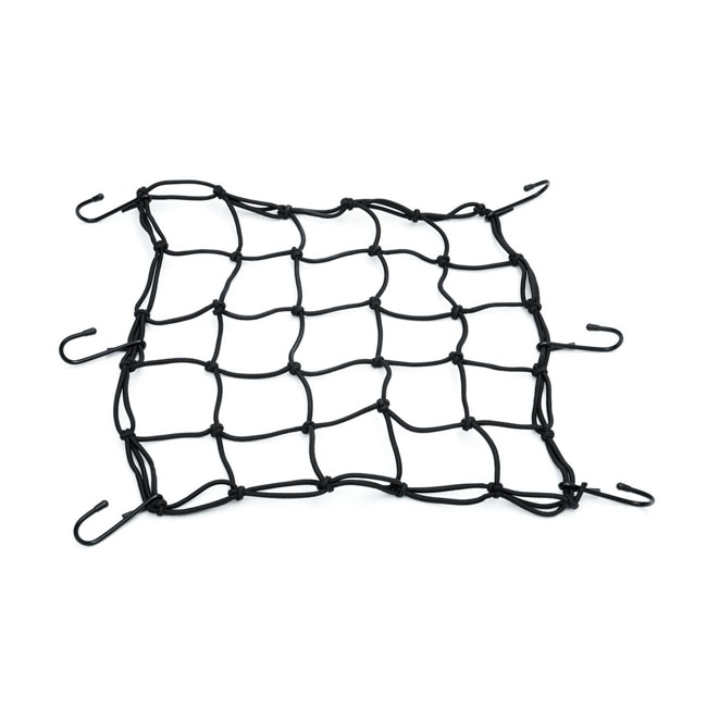 Kuryakyn, cargo net. 12" (30.5cm) x 12" (30.5cm). Black