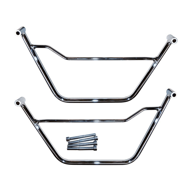 Longride saddlebag holder, chrome