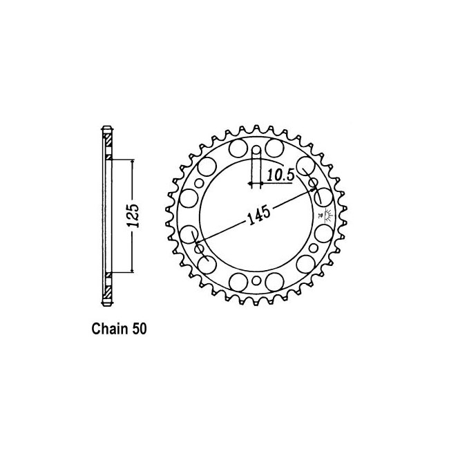 JT Rear Sprocket 865.45