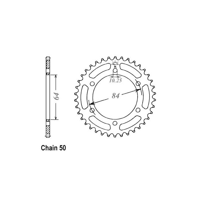 JT Rear Sprocket 814.45