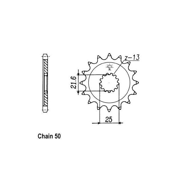 JT Front Sprocket 570.16