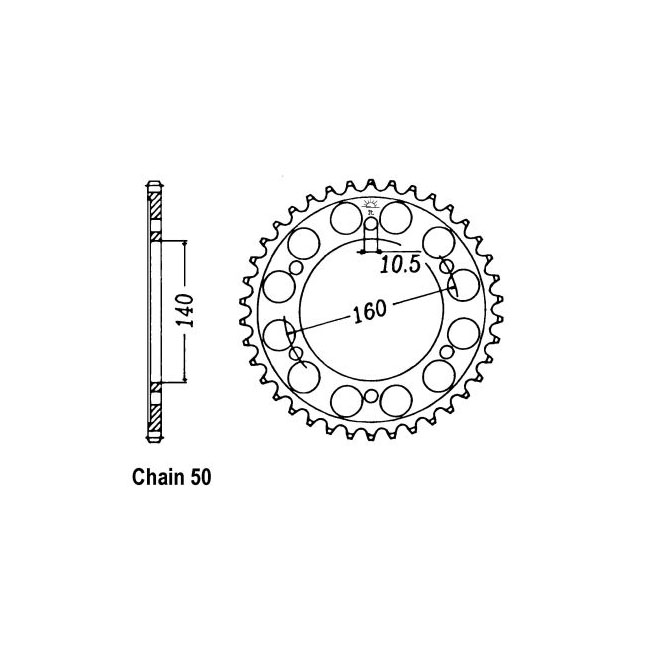 JT Rear Sprocket 502.48