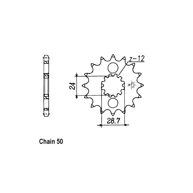 JT Front Sprocket 517.16