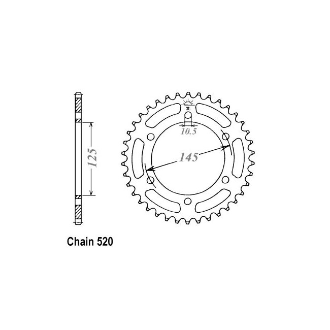 JT Rear Sprocket 855.48