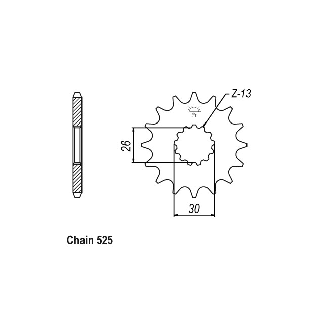 JT Front Sprocket 1183.17