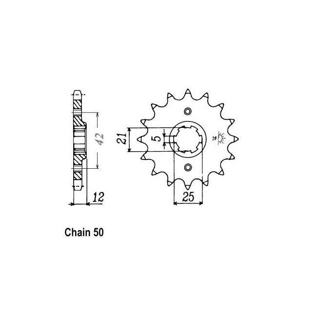 JT Front Sprocket 571.16