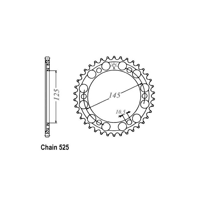 JT Rear Sprocket 867.42