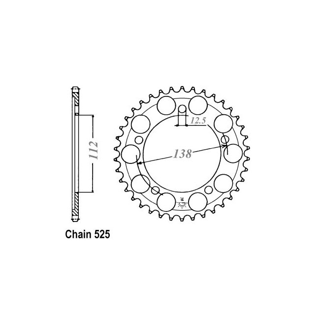 JT Rear Sprocket 1304.47