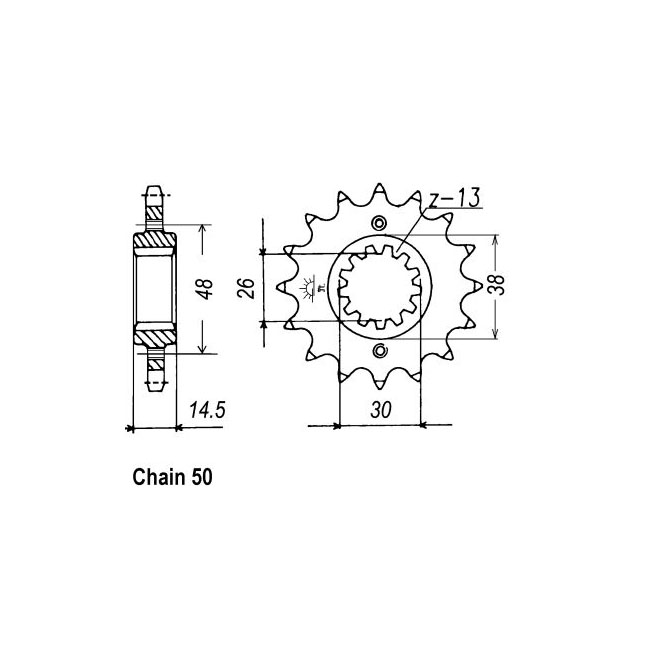 JT Front Sprocket 339.17