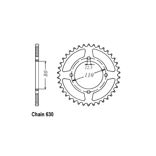 JT Rear Sprocket 333.38