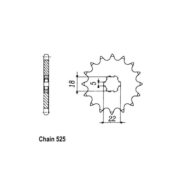 JT Front Sprocket 419.14