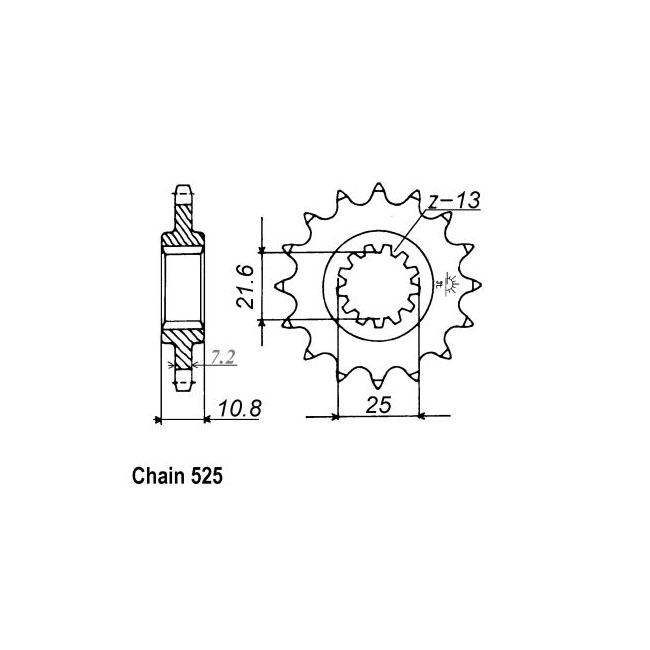 JT Front Sprocket 1586.17