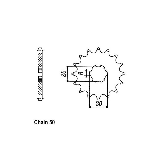 JT Front Sprocket 568.17