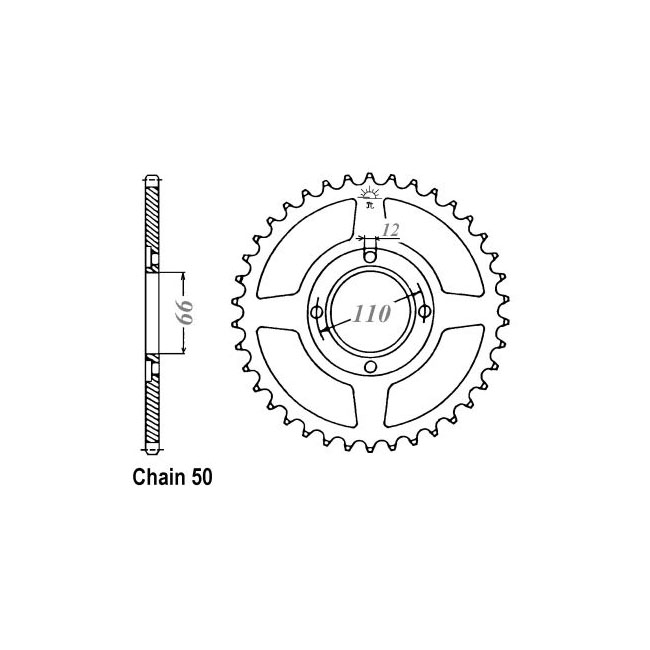 JT Rear Sprocket 849.38