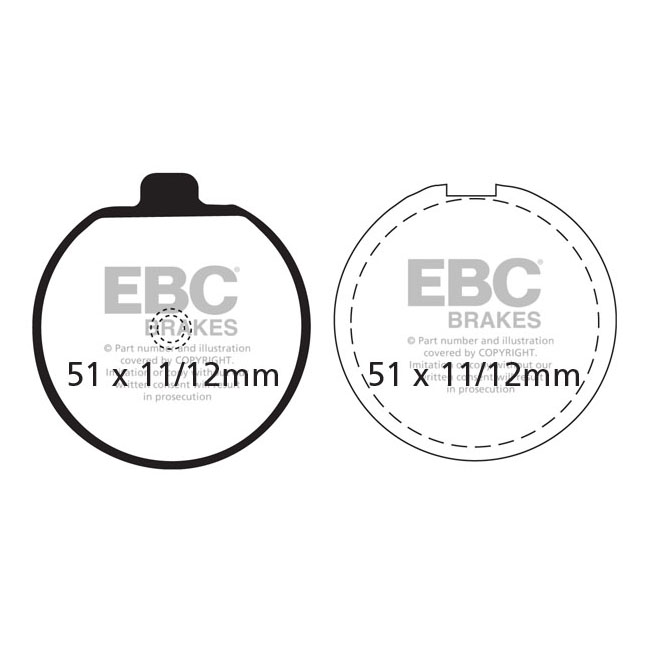 EBC Organic brake pads