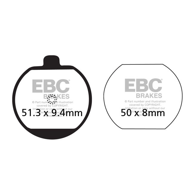 EBC Organic brake pads