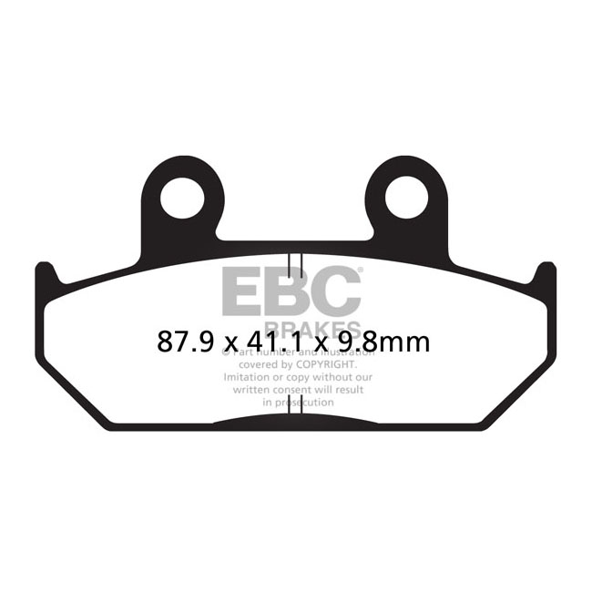 EBC organic brake pads