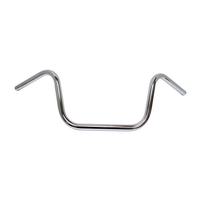 Apehanger handlebar, 10" rise, 1" chrome