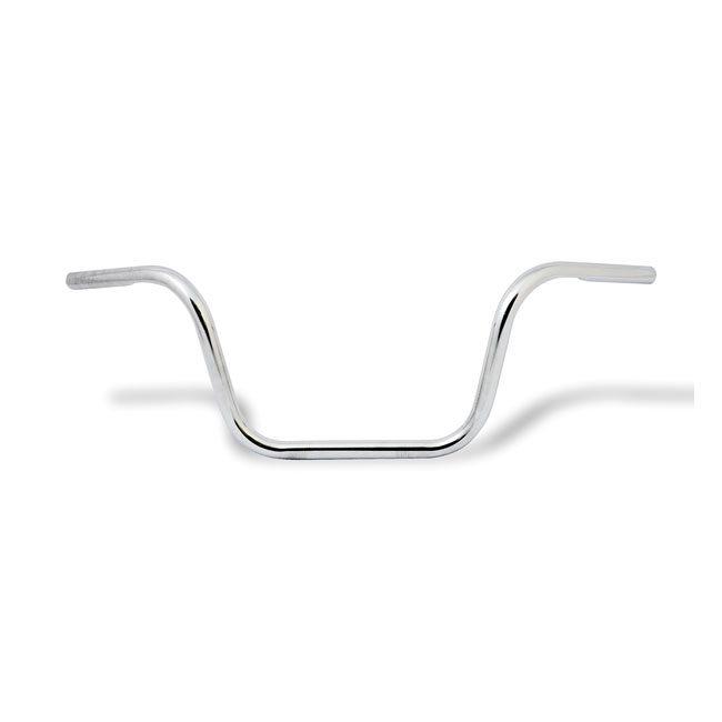 Apehanger handlebar, 10" rise, 1" chrome