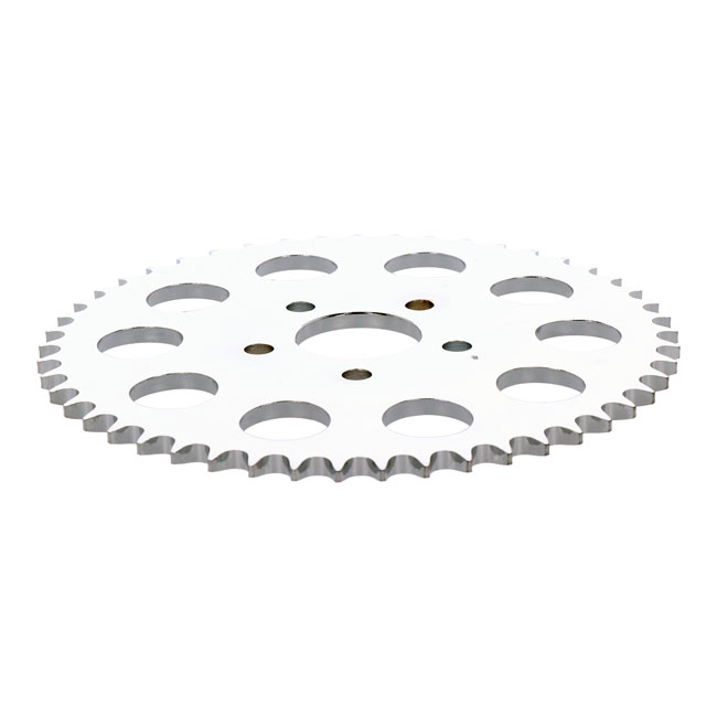 REAR SPROCKET, CHROME. 49T