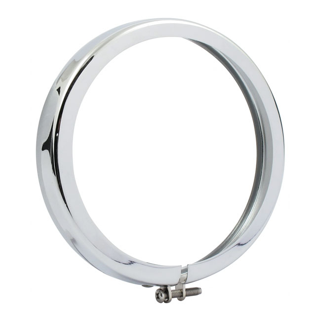 Late style spotlamp trim ring. 4.5". Chrome