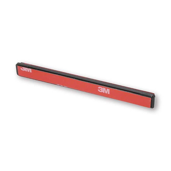 Universal B-Seen reflector. Rectangular. 123x13mm. Red