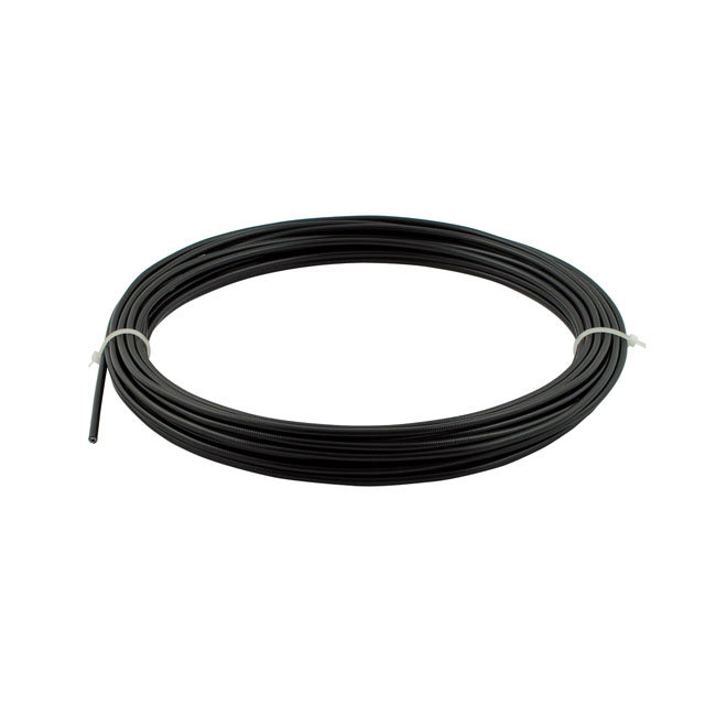 Barnett, bulk outer throttle cable. 50ft. roll. Black