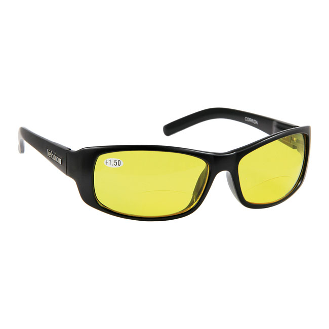 Velodrom Corrida bifocal sunglasses Nightrider One size fits most but especially for a small head; + 1.50 reading lenses