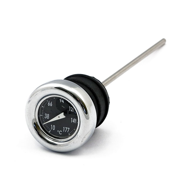 OIL TANK DIPSTICK WITH TEMP. GAUGE BLACK