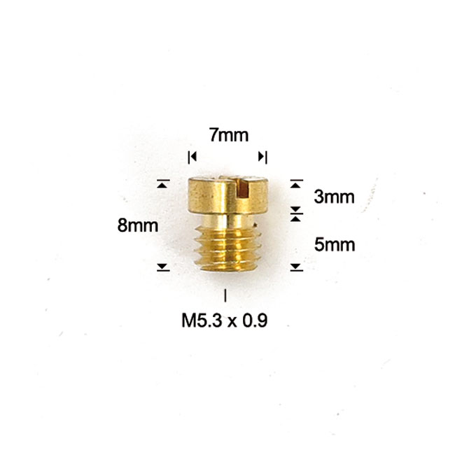 EBC Keihin CV carburetor main jets, size 165