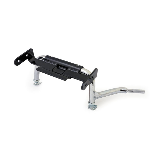 Adjustable center stand. Chrome