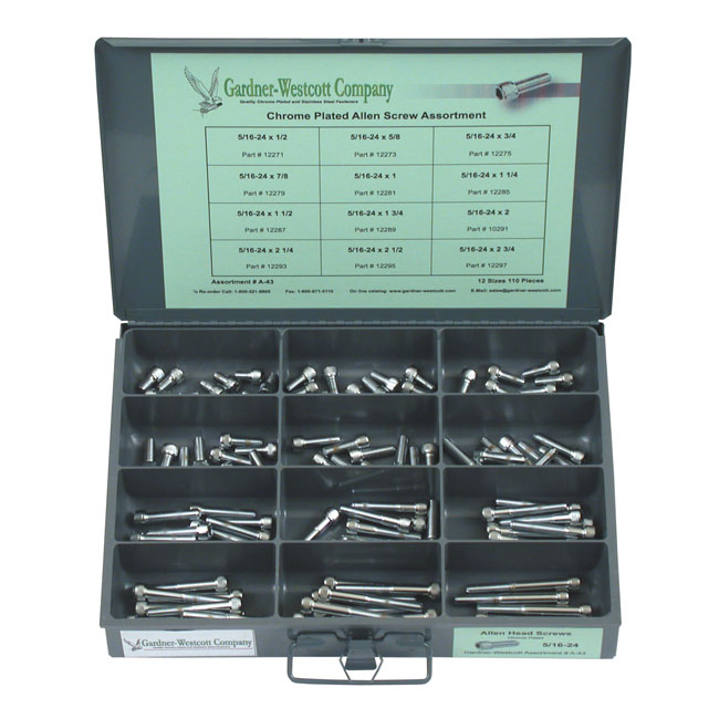 GW ALLENHEAD BOLT ASSORTMENT TRAY