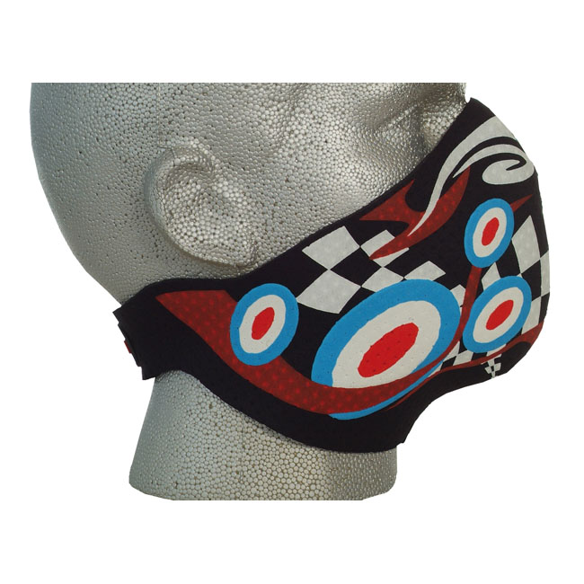 Bandero biker face mask Pyschedelic