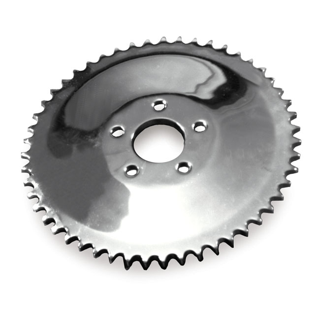 REAR SPROCKET SOLID, CHROME. 51T