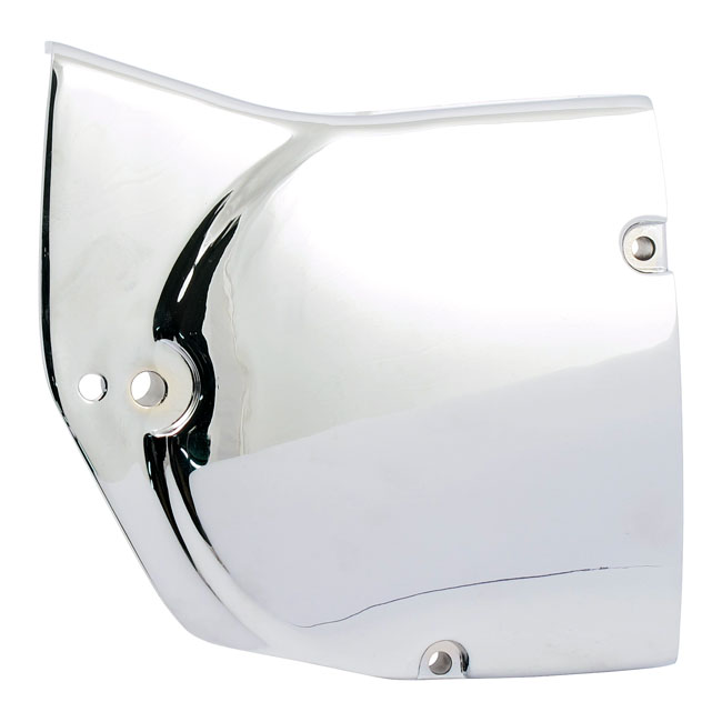 XL Sportster transmission sprocket cover. Chrome