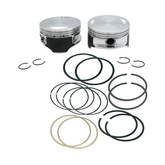 S&S, Twin Cam 106" big bore piston kit. +.010"