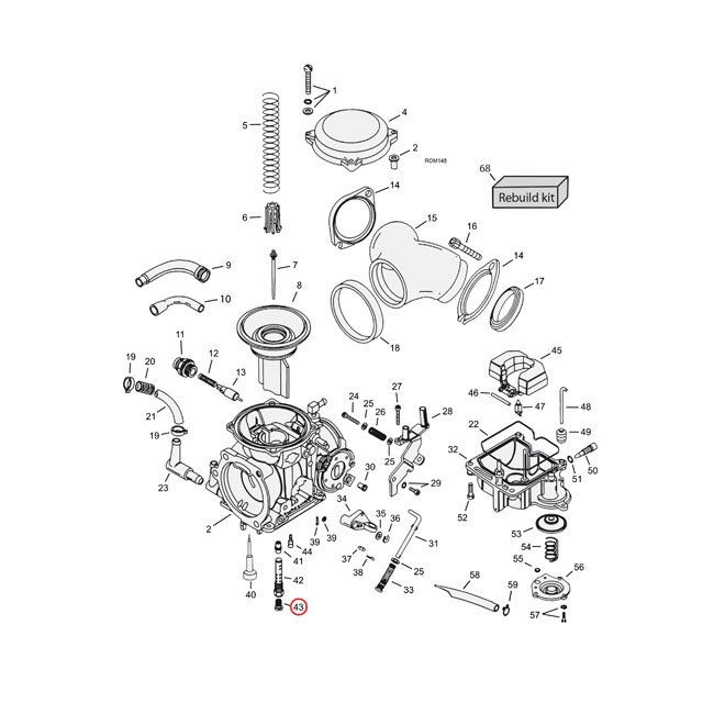 CVP, MAIN JET CV CARB .190