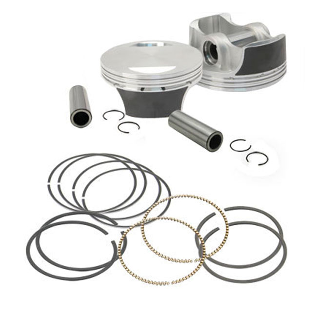 S&S, 3.927" bore forged piston & ring kit. Std.