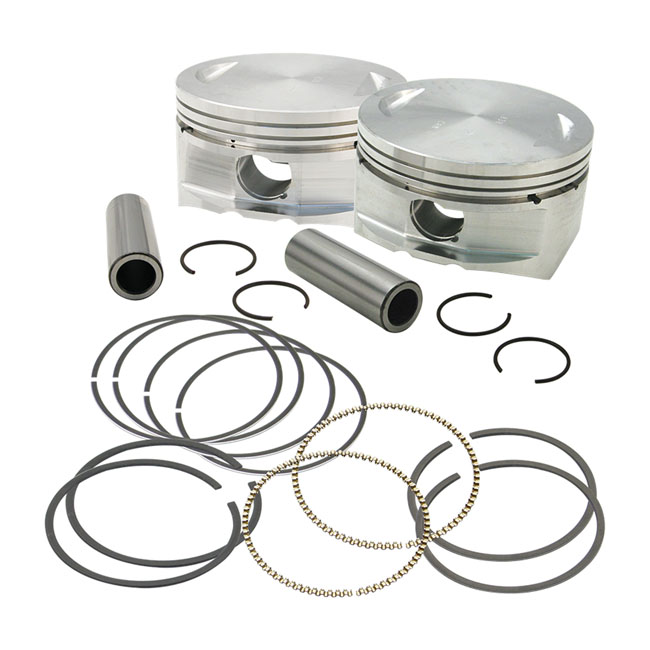 S&S, 3.927" big bore conversion piston & ring kit. +.010"