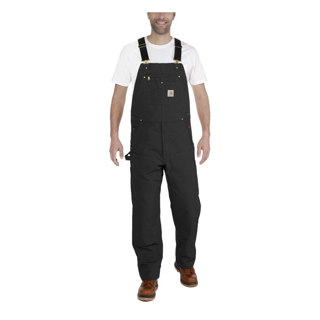 Carhartt Relaxed Fit duck bib overall black Size W30/L32