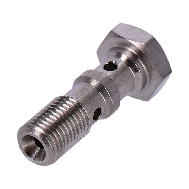 GOODRIDGE, 3/8-24 DOUBLE BANJO BOLT SS