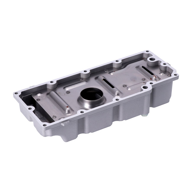 Transmission oil pan assembly. Silver