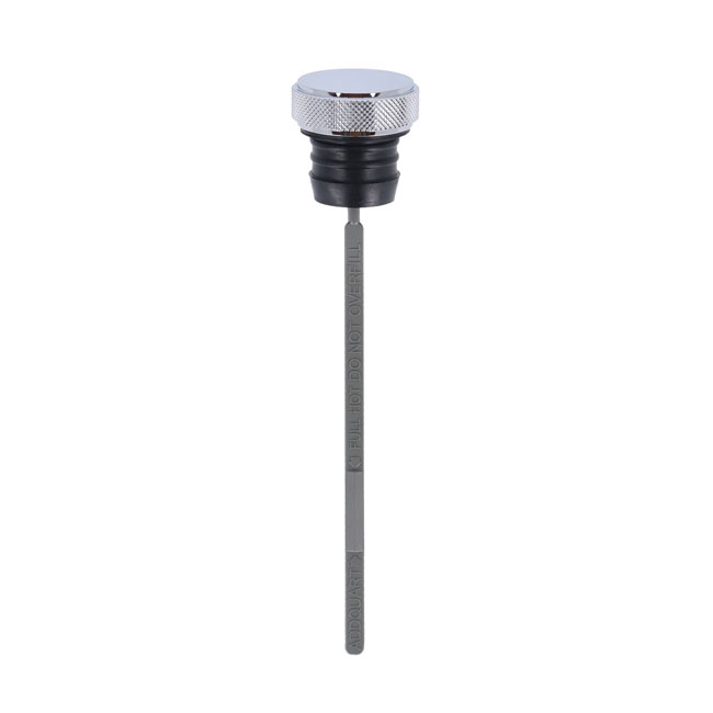 Oil tank fill plug, chrome