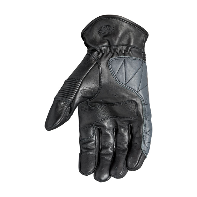 Roland Sands Bronzo leather gloves black Size S